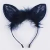 Diadema Divertida de Orejas de Conejo Diadema de Encaje de Orejas de Gato Cosplay Celebridad de Internet Presentador Accesorios para el Cabello Sexys para Fiesta