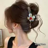 Pinza para el pelo coreana estilo Yiwu, pinza de tiburón floral de alta gama de lujo primavera-verano, nuevo accesorio para el pelo de garra dulce 2026