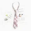 Camisa Rosa con Corbata Estilo Universitario Japonés JK Corbata Lazo Ropa para Niña Accesorios Cuello de Traje de Marinero Flor