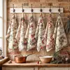 Toallas Pequeñas Populares Navideñas Estampadas Transfronterizas, Paños de Cocina para Platos, Toallas de Mano Absorbentes de Secado Rápido para el Hogar, Venta al por Mayor desde el Fabricante