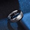 Moda personalidad moderno anillo simple de un solo alimento para hombre móvil ajustable mate dominante anillo para hombre al por mayor