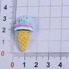 Mini Casquinha de Sorvete de Verão Brinquedo Alimentício Criativo Feito à Mão DIY Acessórios de Joia Cola de Creme Resina Pequenos Acessórios Materiais Atacado