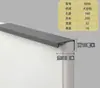 Negro, Gris, Dorado, Blanco Aleación de Aluminio Extendido 1m Manija Simple para Puerta de Gabinete Grande