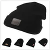 Amazon nuevo gorro de punto para otoño e invierno para hombre y mujer, gorro cálido de lana para exteriores, moderno, simple, con etiqueta de cuero, gorro tipo pullover de moda
