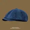 Boina de Mezclilla Lavada Pato Sombrero Mujer Primavera Verano Tendencia Callejera Marca Retro Sombrero de Pintor Hip Hop Gorra Hacia Atrás Gorra Hacia Adelante Hombres