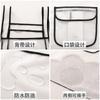 Delantal Largo de Moda Impermeable Lavable sin Lavado Cocina Hogar A Prueba de Aceite Cintura Catering Especial Ropa de Trabajo Estampado TPU Hombres