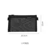 Estilo Minimalista sin Estampar Gasa Transparente Estuche para Lápices Estilo Japonés Simple ins Gran Capacidad Bolsa de Papelería para Exámenes Estudiante para Hombres y Mujeres