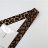 Fábrica en stock caqui estampado de leopardo banda elástica de nailon jacquard banda elástica adorno para la cabeza leggings cintura banda elástica externa