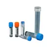 Tubo de congelación de plástico tubo de congelación desechable vertical graduado con rosca tubo de congelación consumibles de laboratorio tubo de congelación
