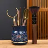 Ceremonia del Té Seis Caballeros Set Kung Fu Accesorios para Juego de Té Daquan Mesa de Té Mesa de Té Mesa de Té Cafetera Lavado de Té Depósito de Posos de Té Combinación