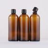 Mancha de vena plateada 200ml botella de aceite base marrón botella con atomizador botella cosmética 200ml botella de aceite marrón