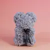 Oso de Rosas de 25 cm Regalo para el Día de San Valentín, Día de la Madre, Cumpleaños Admite Procesamiento Personalizado Arte Floral Flores Eternas Flores Hechas a Mano