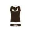 Camisola Falsa de Dos Piezas Estilo Americano con Cobertura Lateral del Busto para Mujer C138 Ropa de Verano Dulce y Picante Ajustada sin Mangas