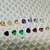 Piedra natural amatista, citrino, granate rojo oliva, labradorita, ágata verde, topacio blanco, granate de magnesio y aluminio, y otras piedras preciosas