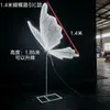 Nuevos Accesorios para Bodas Luces de Mariposa Luminosas Alas Guía de Camino Escenario T Decoración de Salón de Bodas Adornos Colgantes del Techo Arreglo