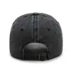 Gorra de Béisbol Vintage Lavada de Cuatro Puntadas Transfronteriza Europea y Americana, Gorra de Pico de Mezclilla Desgastada, Gorra Lisa Más Vendida, Logo Personalizado