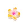 Presilha de Frangipani Colorida Doce de 4cm Venda Quente Transfronteiriça Acessório de Cabelo Doce Acessório de Cabeça Feminino Flor Acessórios de Cabelo Presilha de Cabelo Placa Atacado