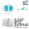 Acero Inoxidable 304 Bisagra Engrosada de Alta Resistencia Industrial Bisagra Plegable de Apertura Plana Bisagra abatible