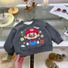 Sudadera para muñeca infantil colección primavera y otoño 2026, camiseta unisex de manga larga con dibujos animados, prenda interior base de muñeca 3D para niños pequeños y mayores