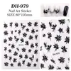 Pegatinas Inteligentes de Flores de Hada para Uñas Planas con Adhesivo Flores Pequeñas Frescas Pegatinas para Uñas DIY Joyería Estilo Dh