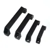 Mango de Plástico de Nylon Herrajes Invisibles Manija Cuadrada de Aleación de Aluminio Manija de Perfil Cuadrado de Plástico y Aluminio para Puerta de Armario Tirador Reforzado