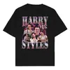 Camiseta de Manga Corta de Algodón con Estampado Bootleg Vintage de Harry Styles para Hombres y Mujeres, Popular entre los Fans