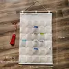 Bolsa de Armazenamento para Jardim de Infância, Cartão de Busca, Cartão da Sala, Cartão da Refeição, Bolsa de Armazenamento para Cartão de Água e Luz, Bolsa de Armazenamento de Múltiplas Camadas Montada na Parede, Bolsa de Remédios