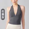 Top de tirantes para yoga para mujer, cuello en V de malla, adecuado para correr, deportes, Pilates y entrenamientos de fitness
