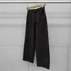 Pantalones Rectos Versátiles de Pierna Recta con Textura Cepillada, Estilo Nuevo de Invierno Dongdaemun Coreano en Bagel, Corte Delgado