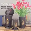 Ventas Directas de Fábrica Precio Mayorista Macetas para Orquídeas, Macetas de Plástico de Resina Cerámica Imitación, Macetas para Orquídeas, Macetas para Clivias para Uso Doméstico