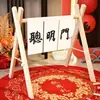 Artículos de Decoración para el Primer Banquete de Cumpleaños de Bebé Estilo Chino, Accesorios de Cumpleaños, Ceremonia de Cruzar la Puerta de la Cebolla, Accesorios de Decoración de Puerta Inteligente, Modelos Nuevos