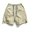 Shorts Casuales de Secado Rápido para Exteriores Estilo Retro Japonés Verano Unisex Deportivos Casuales Tendencia Impermeables de Cinco Puntos tipo Cargo
