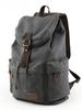 Mochila de lona vintage para hombre, mochila escolar para estudiantes universitarios, moderna, informal, de gran capacidad, para viajes, mochila para hombre