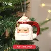 Novos enfeites de árvore de Natal, pingentes de decoração de Natal, decorações de festa, decoração de cena de homem de gengibre de alta qualidade galvanizado