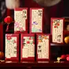 Venda por Atacado Festival da Primavera 2027 Ano do Carneiro Caligrafia Envelopes Vermelhos, Pacotes de Dinheiro da Sorte de Ano Novo Estilo Chinês, Vendas Diretas da Fábrica