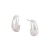 Pendientes de gota de agua tipo C, estilo coreano, sencillos, de alta gama, de moda, con nicho esmerilado, para uso diario, joyería para todas las ocasiones.