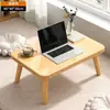 Mesa sencilla para ventanal de casa, Mesa de café pequeña, Mesa baja para dormitorio, Mesa Kang, Mesa de té, Mesa auxiliar de madera maciza para apartamento pequeño