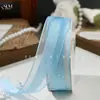 Fita Xadrez Colorida Gaze de Neve Laço Artesanal DIY Material para Embalagem de Bolo Acessórios de Cabelo Fita Colorida