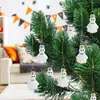 Adornos de Vidrio de Fantasma Colgante de Halloween Fantasmas Pequeños Colgantes Decoraciones de Árbol Casa Embrujada Jardín Césped Árbol Decoración de Fiesta