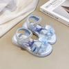 Zapatos de Cristal para Niñas con Punta Cerrada, Sandalias para Niñas, Nuevo Modelo Verano 2026, Zapatos de Princesa Elsa, Zapatos para Bebé con Suela Suave para Niñas Pequeñas