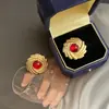 Pendientes de Girasol con Diseño Retro de Remolino Transfronterizo Europeo y Americano Moda de Nicho Exquisitos Elegantes Versátiles para Mujer