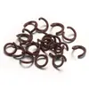 Llavero de anillo de plástico de colores Accesorios para abalorios DIY Colgante de anillo de resorte Gancho de campana Materiales para cadena de teléfono móvil