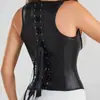Espartilador Europeu e Americano Transfronteiriço com Ajuste na Cintura, Alças Vintage, Peça Modeladora, Cinto para Controle da Barriga, Espartilador Justo com Cadarço