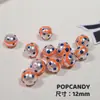 Cuentas de Perlas Pintadas a Mano DIY Coloridas Dibujos Animados Briquetas Duende Bola Lindas Suaves Ins Pulsera Collar Agujero Recto Arroz