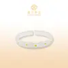 Fushi Plata Pura 999.9 Estilo Antiguo Girasol Pulsera Abierta Sólida de Plata Pura Estilo Chino Joyería de Oro y Plata Suministro al por Mayor