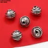 Tailandia Chiang Mai Accesorios de Plata Hechos a Mano Vintage Plata de Ley Antigua Accesorios de Forma Especial con Agujero Irregular Materiales Hechos a Mano para DIY