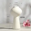 Vaso de Flores de Cerâmica Minimalista Sem Esmalte, Arranjo de Flores, Ornamento de Flores Secas, Arte Wabi-Sabi, Decoração de Sala de Estar e Quarto de Pousada