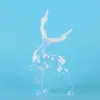 Pastel de Navidad Mori Decorativo Transparente Cristal Reno Muñeco Hielo Nieve Blanca Fruta Guirnalda Tarjeta Inserto