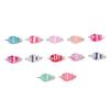 Océano Lindo Vidrio Pintado a Mano Colgante de Pez DIY Hecho a Mano Material para Abalorios Pulsera Collar Joyería Accesorios de Cuentas Sueltas