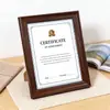 Moldura de Foto A4 Moldura Vazia Mesa Resina Moldura de Exibição de Certificado Moldura de Montagem na Parede Moldura para Carta de Autorização Honorária Venda por Atacado